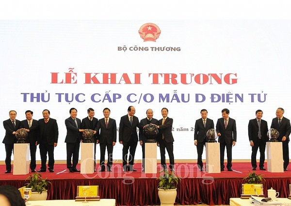 Khai trương Thủ tục cấp mẫu C/O mẫu D điện tử cho hàng hóa xuất khẩu